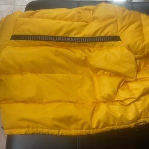 Authentic Yellow Supreme Puffer Reflective Jacket